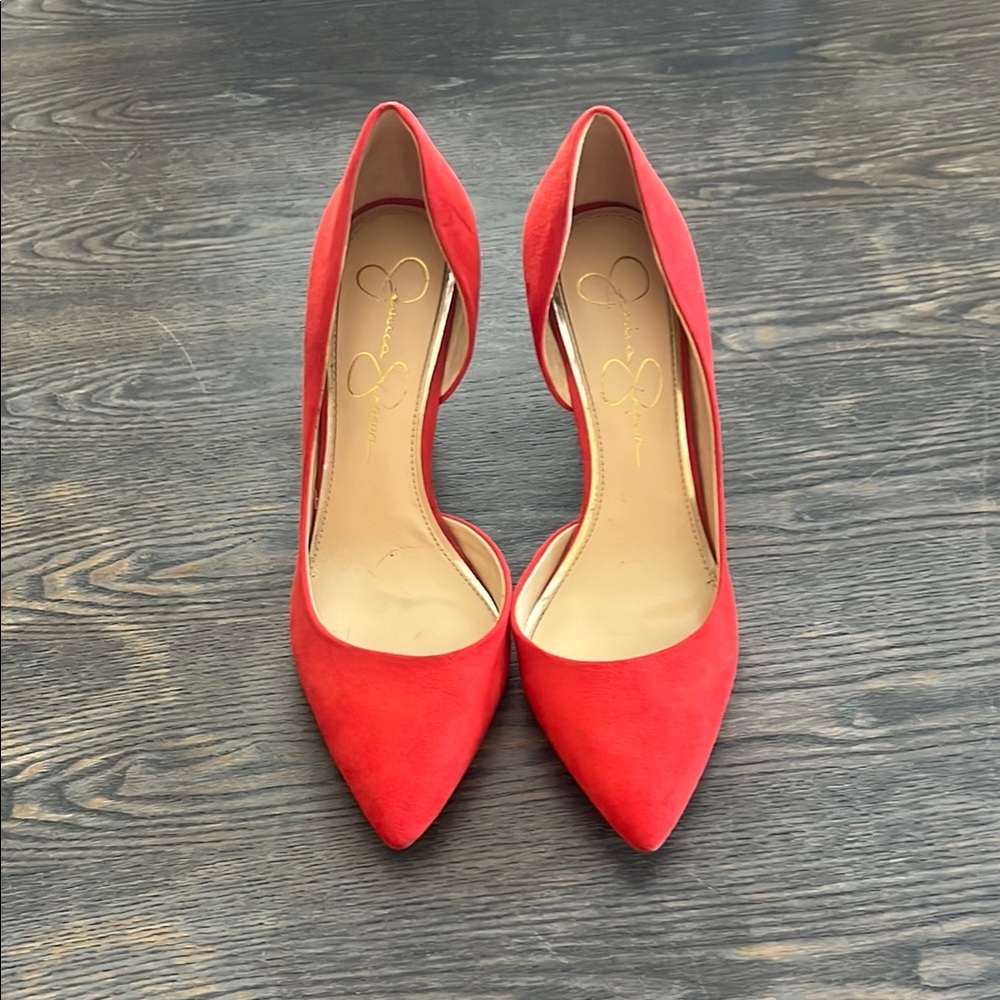 Elegant Red Women's Pumps